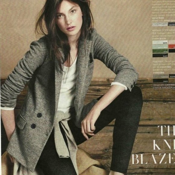 J.Crew Long Benny Double Breast Blazer sz 6 - Picture 1 of 8